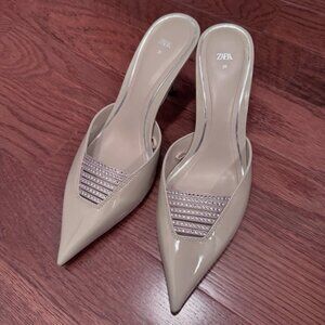 Zara Elegant Luxury Heels Size 8.5 Great Condition